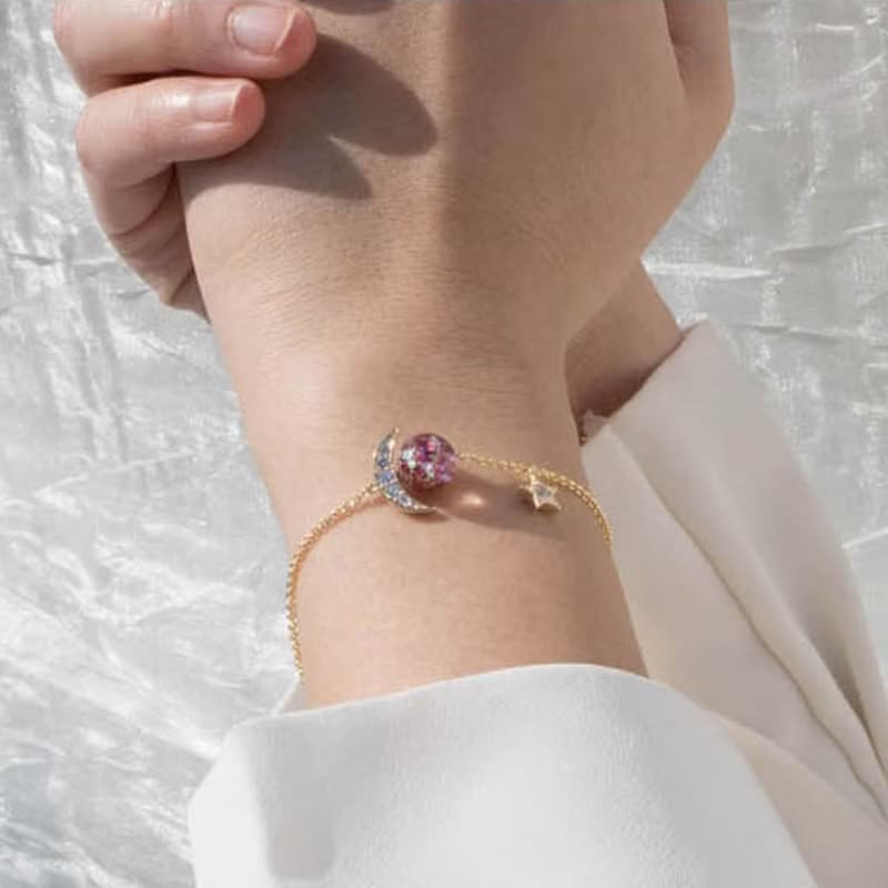 Lunar and Planetary Birth Snowball Bracelet