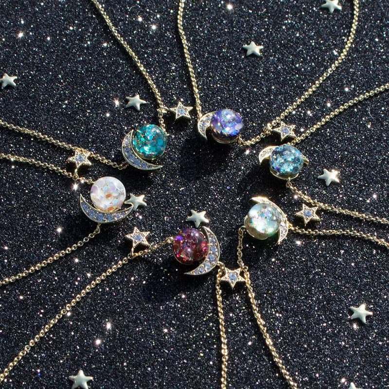 Lunar and Planetary Birth Snowball Bracelet