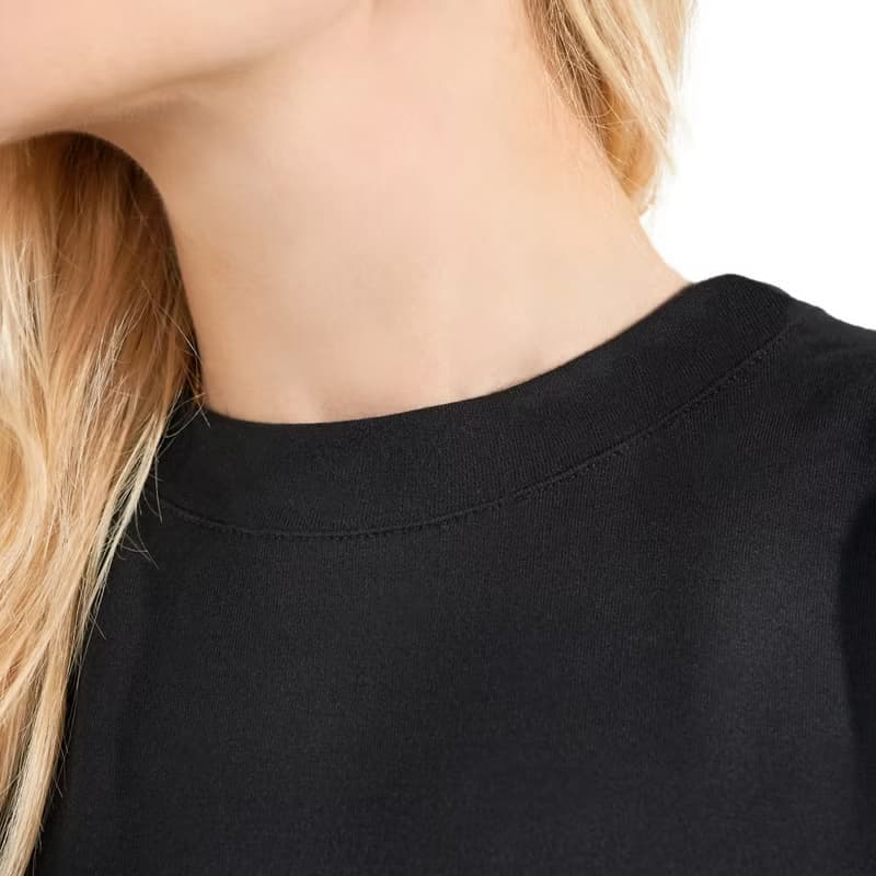 Bread & Boxers T shirt Soft Fiber 女用垂墜感柔棉T恤 - 黑