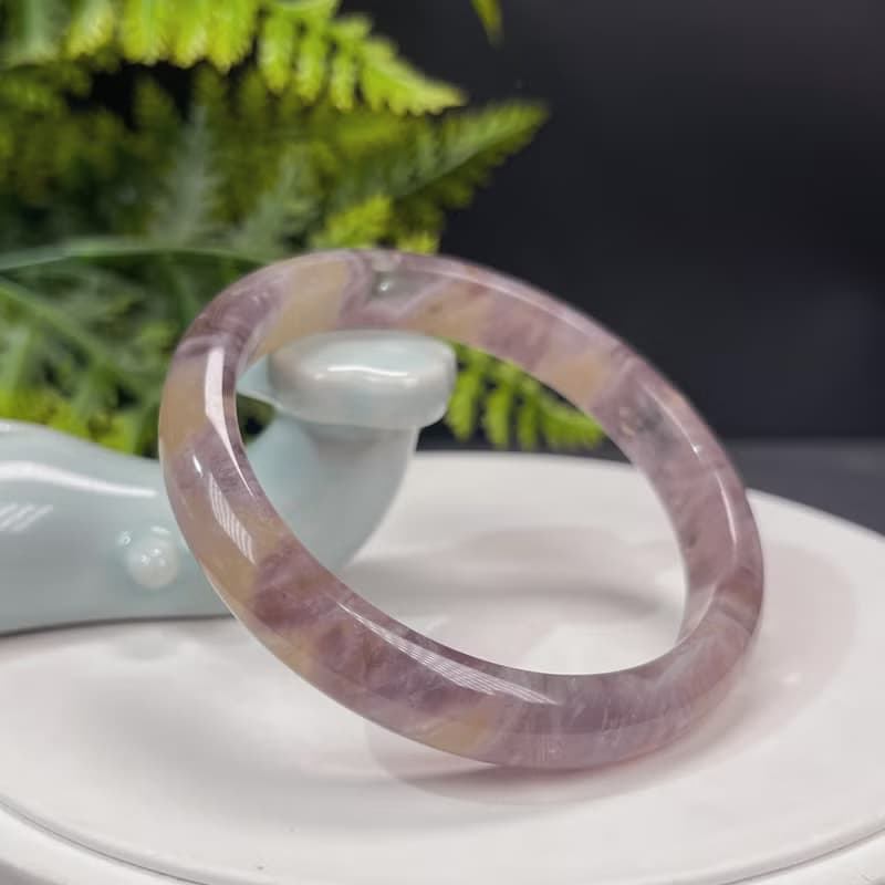 精品 羽毛極光23水晶手鐲 60MM 冰透閃片星光 清潔脈輪 穩固能量