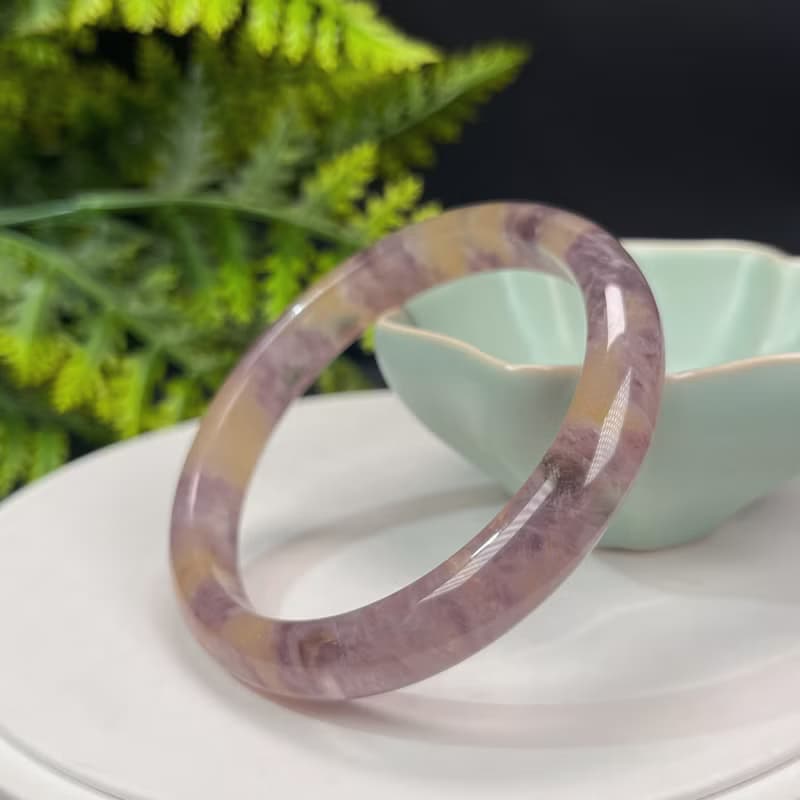 精品 羽毛極光23水晶手鐲 60MM 冰透閃片星光 清潔脈輪 穩固能量
