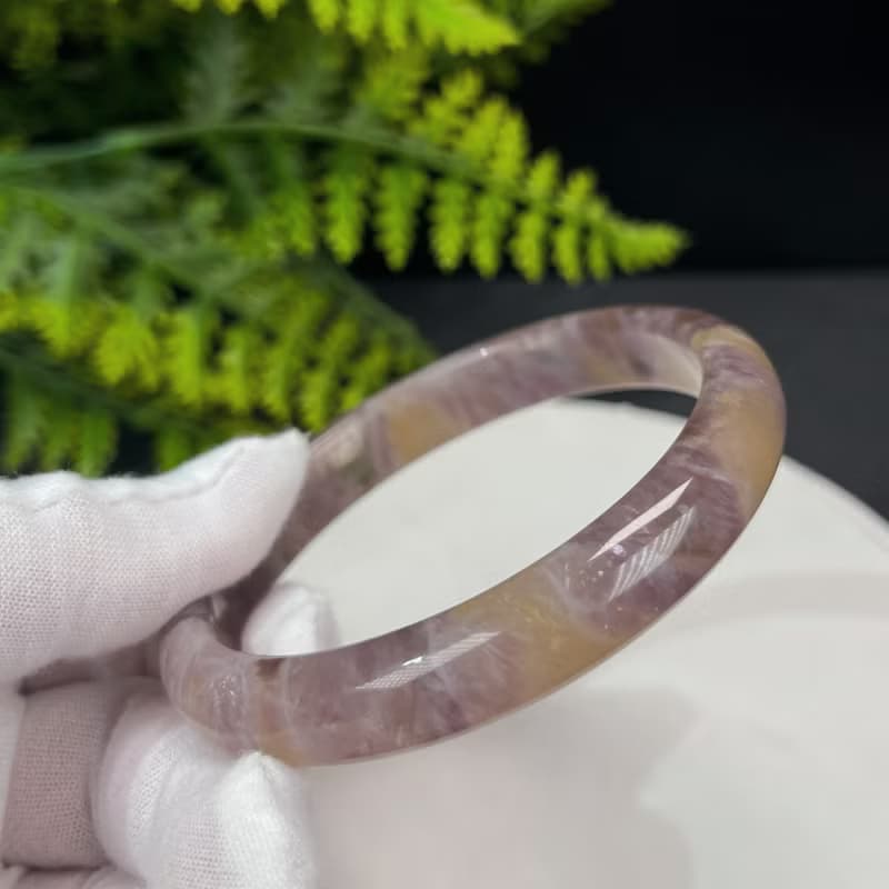 精品 羽毛極光23水晶手鐲 60MM 冰透閃片星光 清潔脈輪 穩固能量