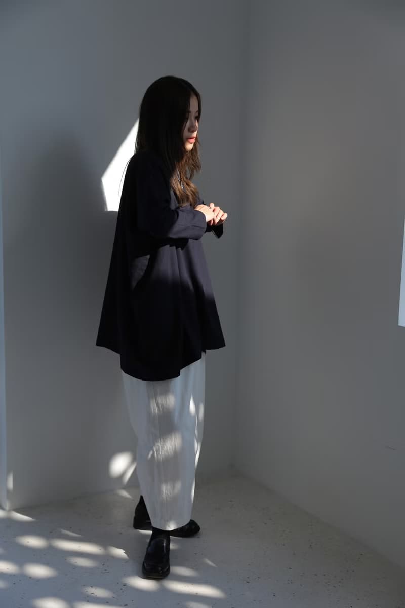日本產梭織羊毛 一字領寬鬆針織衫 I Wool Boat Neck Top