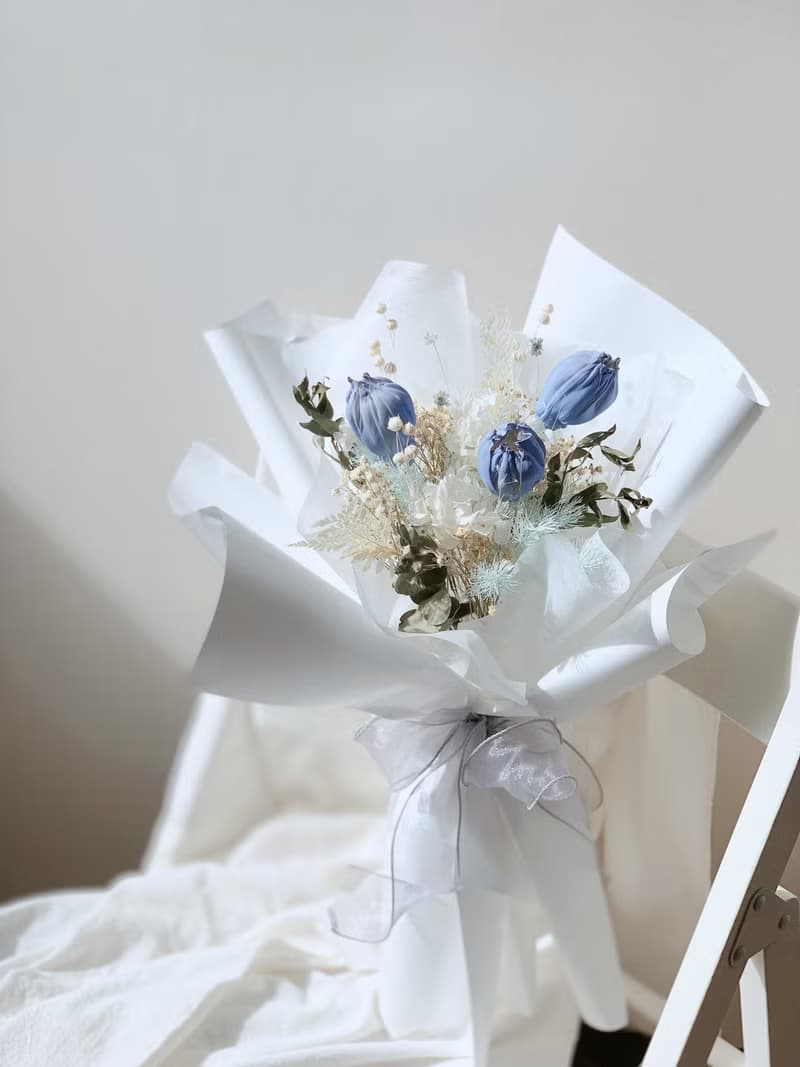 鬱金香花束 乾燥花永生花束 告白花束 生日禮物 情人節花束