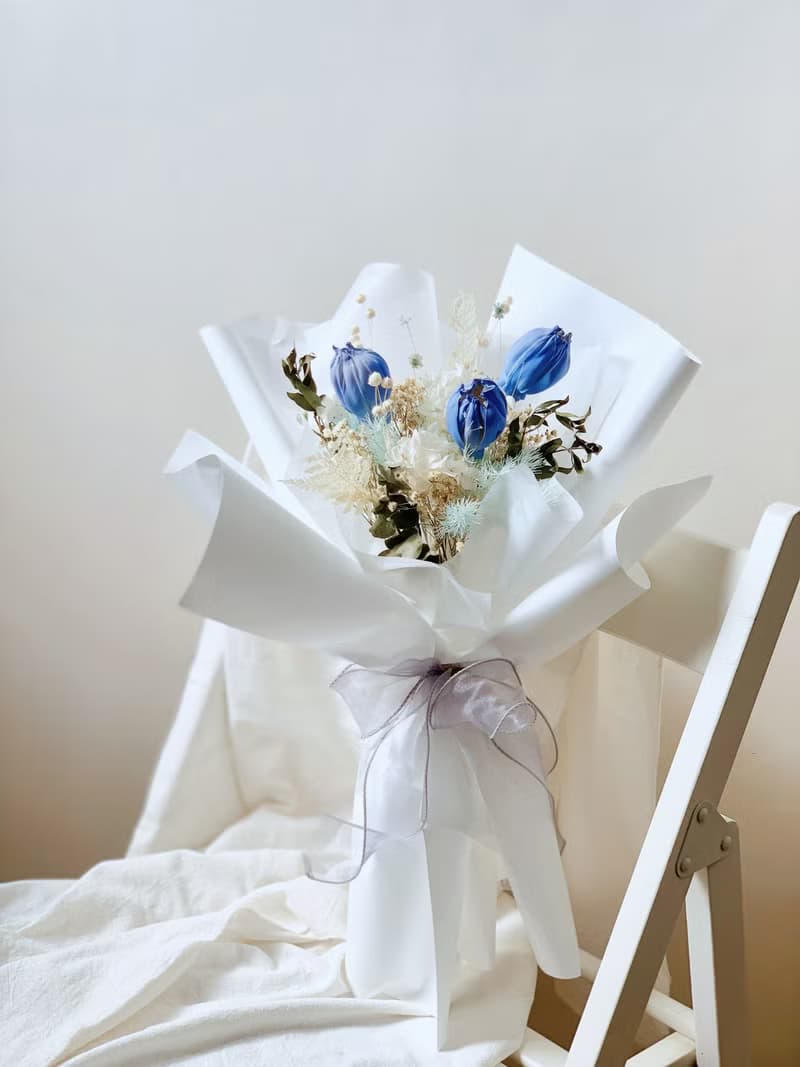 鬱金香花束 乾燥花永生花束 告白花束 生日禮物 情人節花束