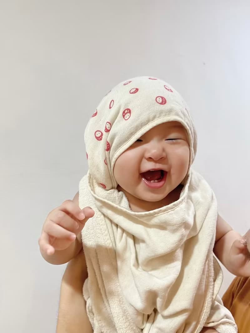 Nizio招福小飛成長浴巾--小小兔
