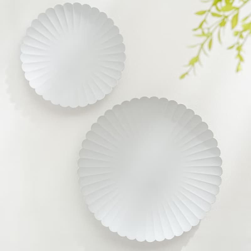【結婚禮物】美型菊皿 2件組 22cm&16cm