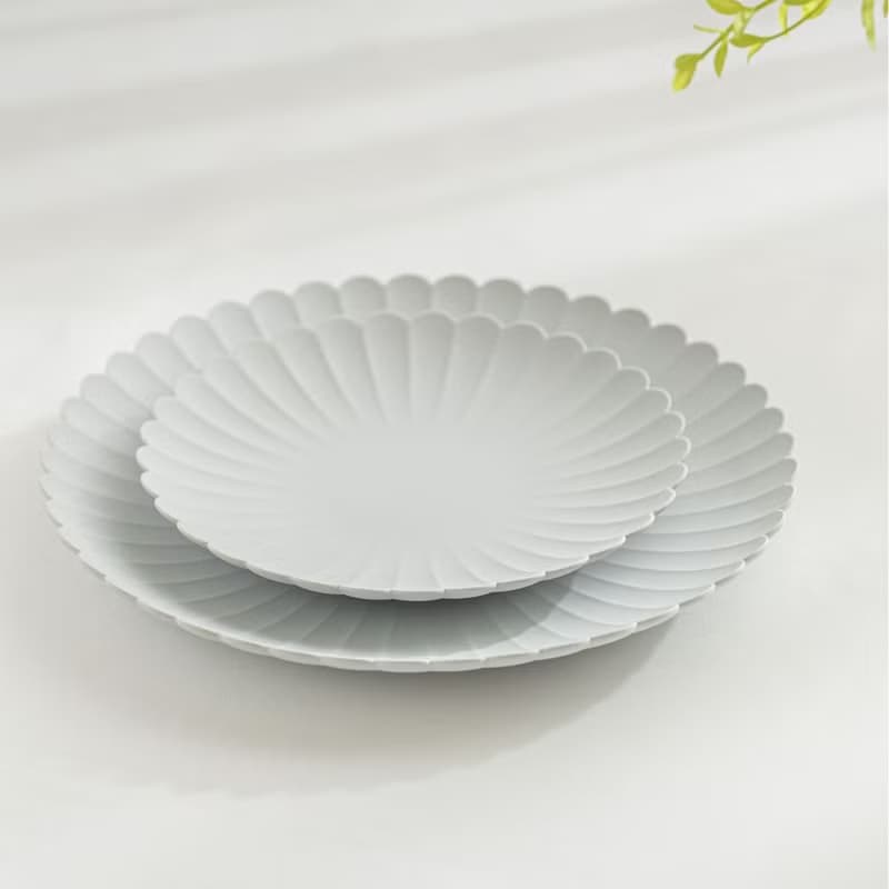 【結婚禮物】美型菊皿 2件組 22cm&16cm