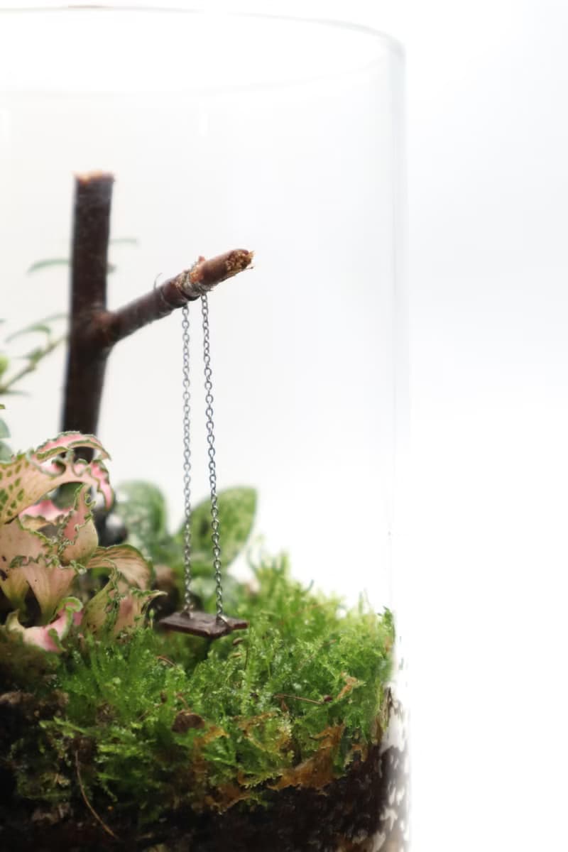 【微景觀】童年之秋 - 苔蘚組盆/公園/交換禮物/生日禮物