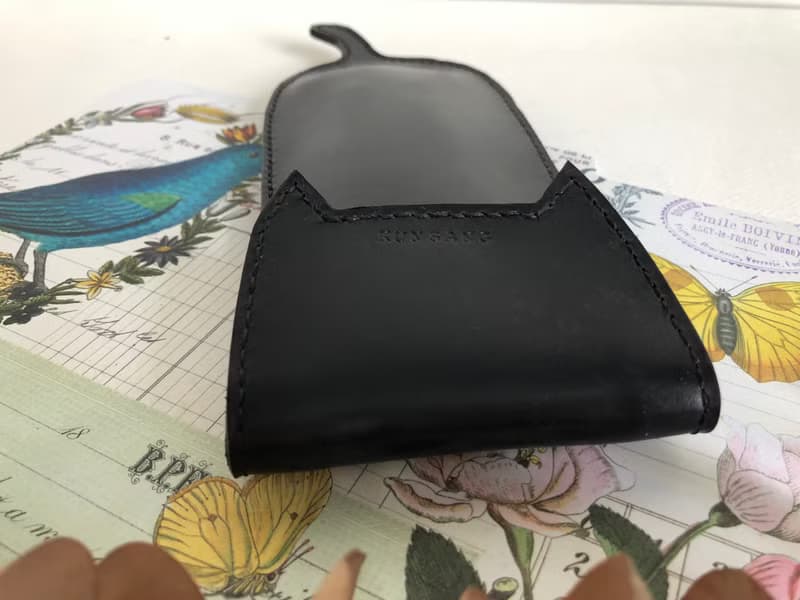 畢業禮物 貓咪造型筆袋筆盒 皮革手工縫製