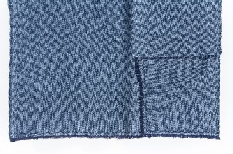 喀什米爾Cashmere 針織圍巾 純羊毛圍巾 手織圍巾 編織圍巾-海洋
