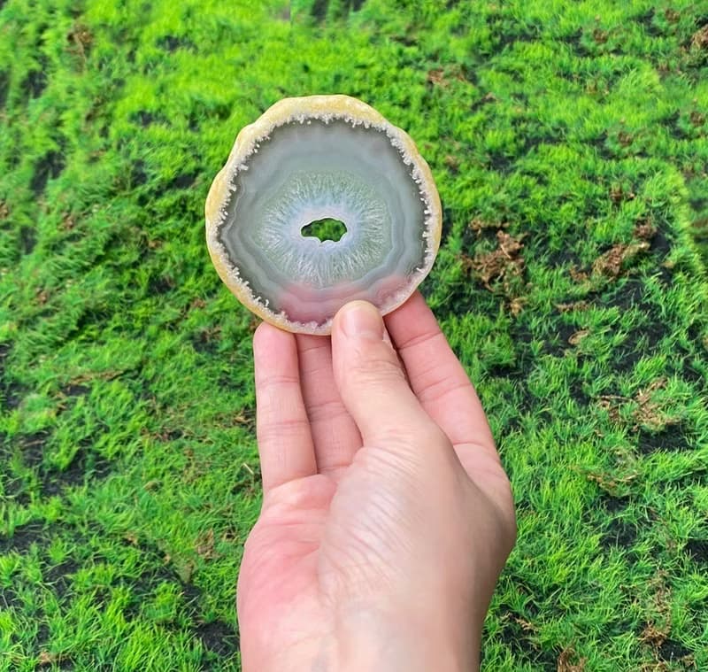 能量擺飾-天然瑪瑙晶洞片  招財轉運 療癒 開運 快速出貨