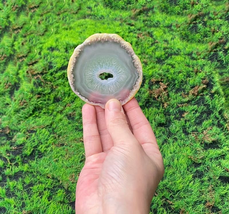 能量擺飾-天然瑪瑙晶洞片  招財轉運 療癒 開運 快速出貨