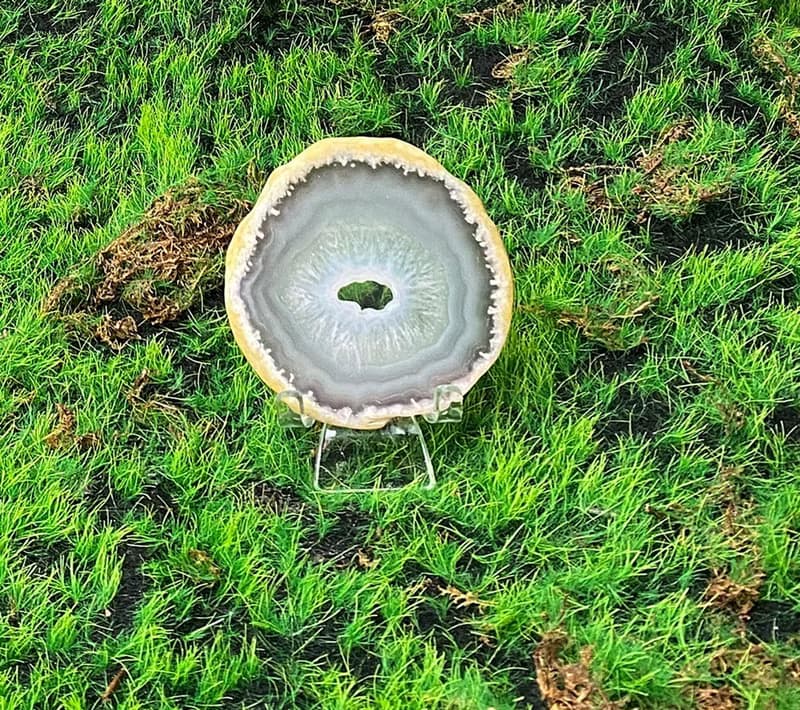 能量擺飾-天然瑪瑙晶洞片  招財轉運 療癒 開運 快速出貨