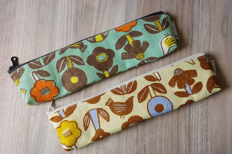 花園與鳥兒 綠 - 餐具袋 環保餐具袋 | 海柏手作