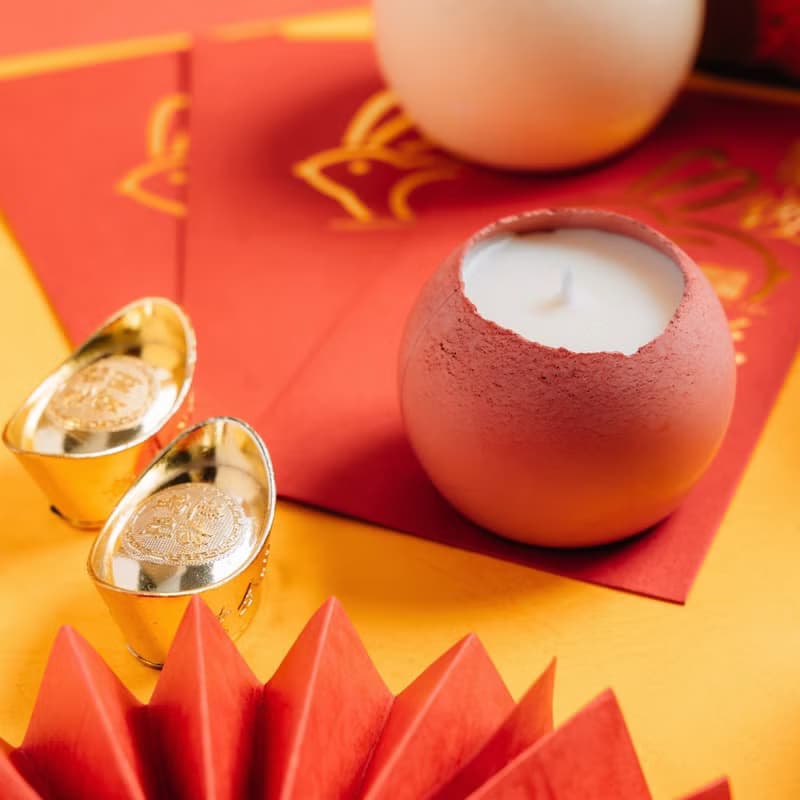 RUK 如是手作 NO.8 Red Blessings 新年祝福 精油香氛蠟燭