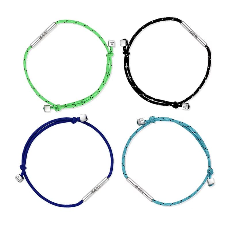 LA LIGNE SINGLE STRING BRACELET_Black Dot