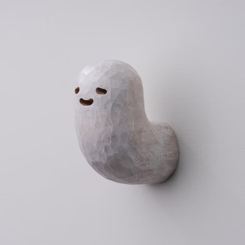 Woody Hook 木製掛勾 - 樟木白色