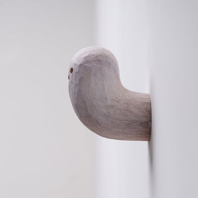Woody Hook 木製掛勾 - 樟木白色