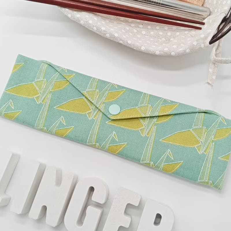 //紙鶴// 餐具包/刷具包/文具筆袋