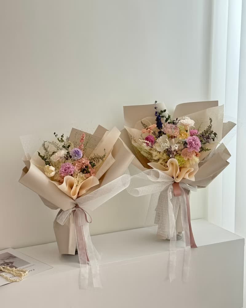 永生康乃馨花束 中款-浪漫花園/送媽媽/送老婆/母親節/紀念日