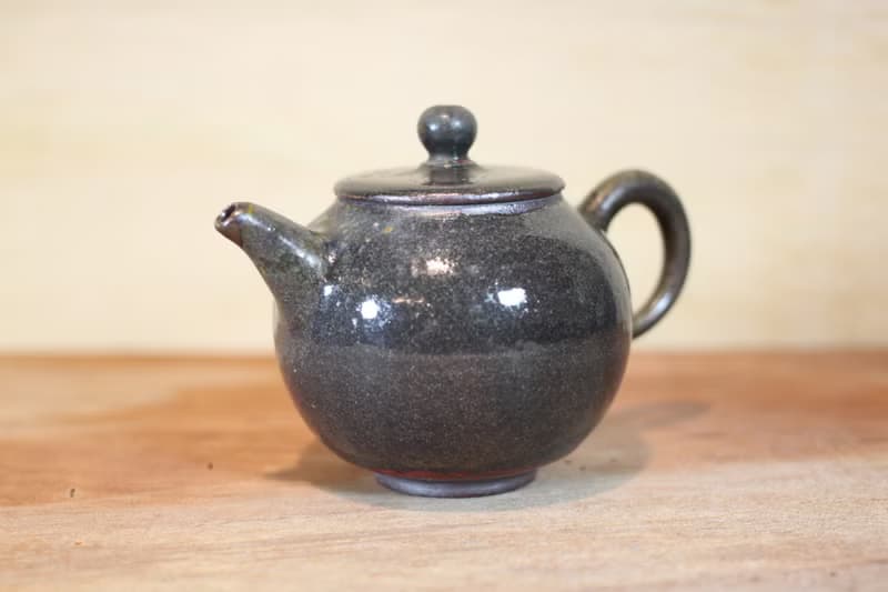 【母親節禮物】銅紅釉 柴燒茶壺 名家葉敏祥手作 安心出貨