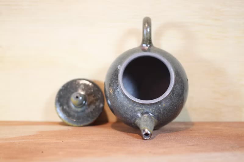 【母親節禮物】銅紅釉 柴燒茶壺 名家葉敏祥手作 安心出貨