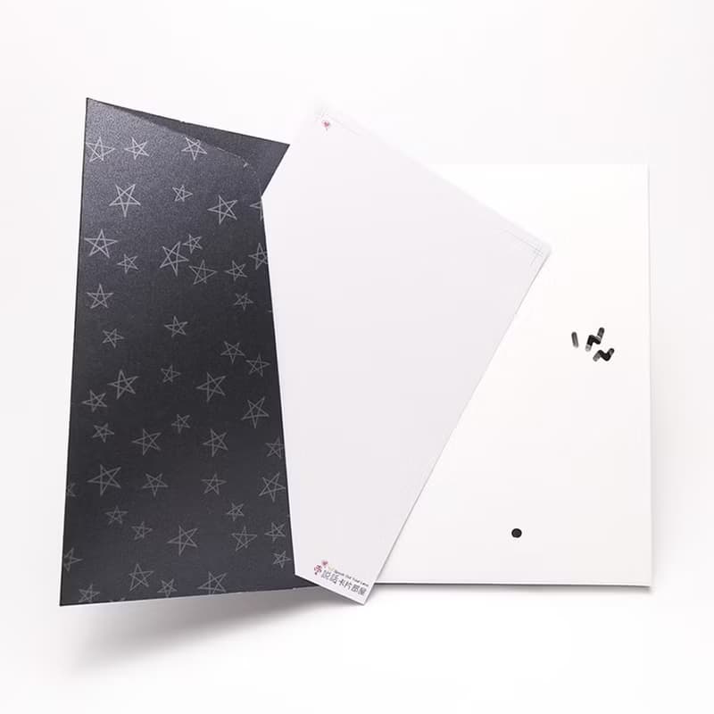 錄音卡片-炫光繁星黑-通用款適用生日、情人節、聖誕節禮物驚喜