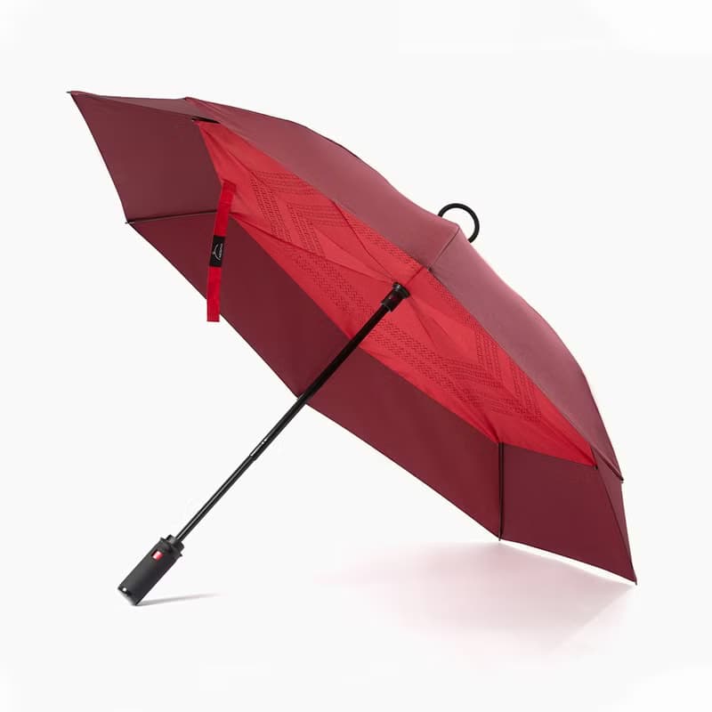 美而耐【反向傘-紅面紅底】一秒收傘 反向聚雨水 抗風防潑 傘面大