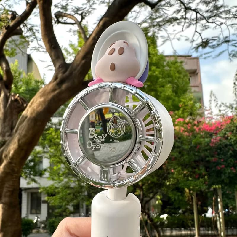 (Pinkoi獨家預購)-迪士尼小牡蠣手持製冷風扇(BSMI/wh可上飛機)
