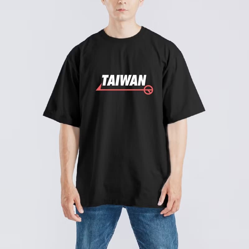 TAIWAN 大罷免 大同意 阿美同款 衣服 落肩 厚磅 寬版 T恤 白T 白