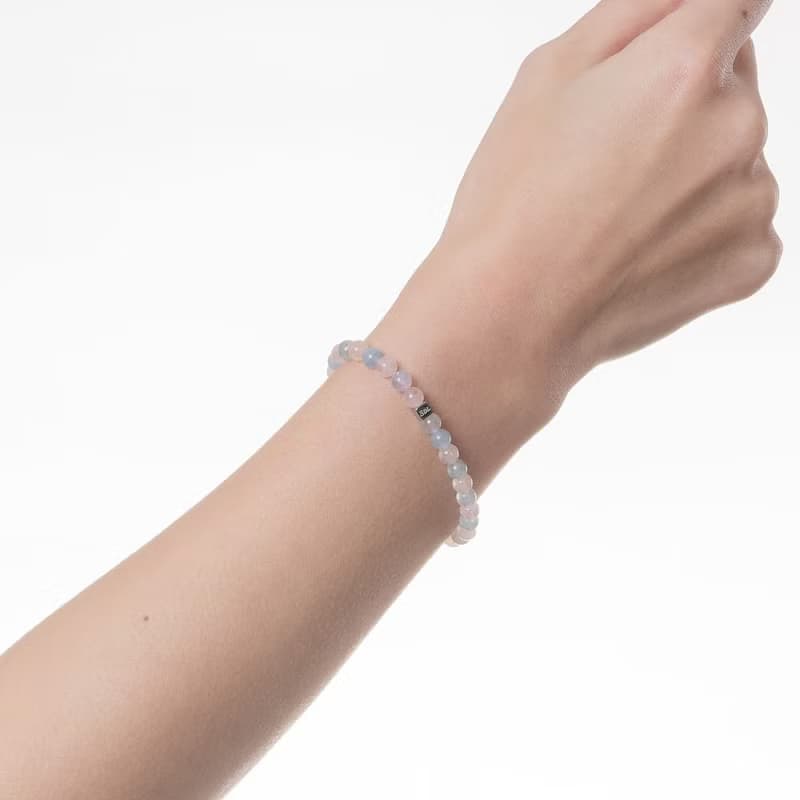 摩根石∣天然能量水晶手串∣5-6mm D14901