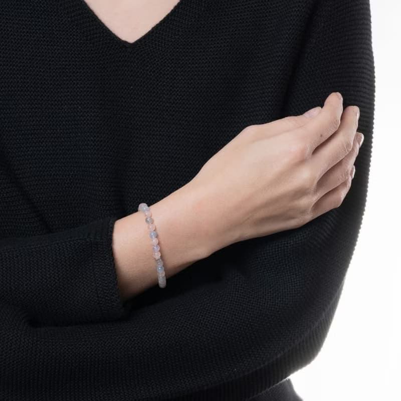 摩根石∣天然能量水晶手串∣5-6mm D14901