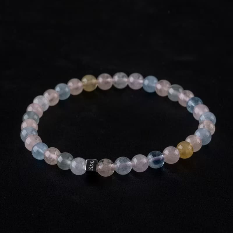 摩根石∣天然能量水晶手串∣5-6mm D14901