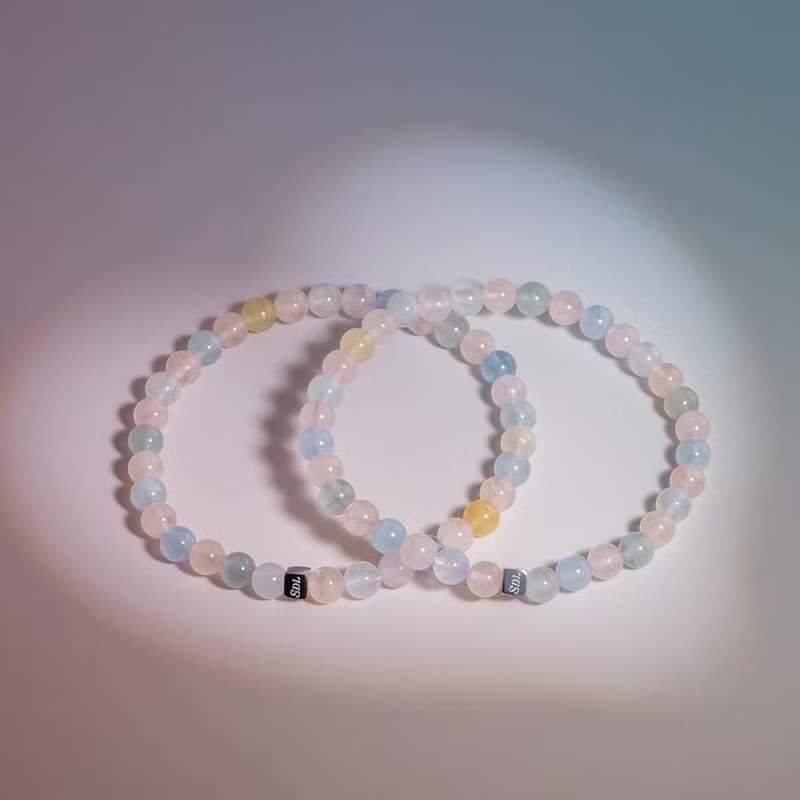 摩根石∣天然能量水晶手串∣5-6mm D14901