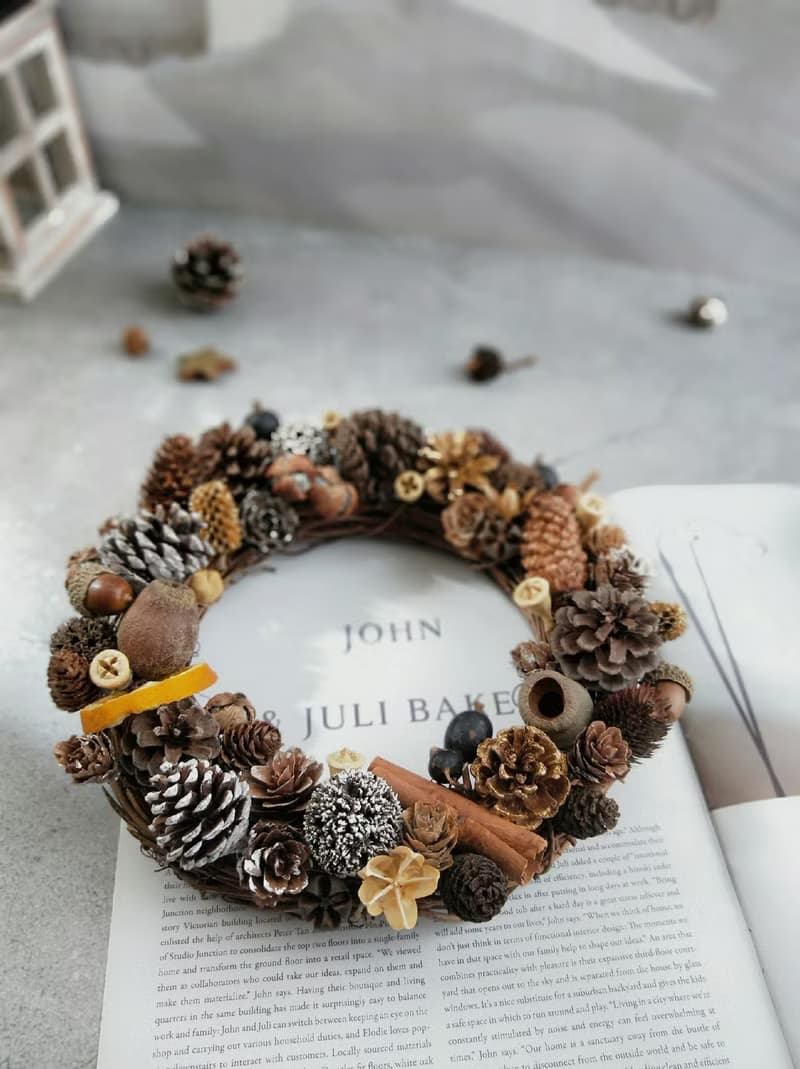 果實花圈-交換禮物 乾燥果實畢業