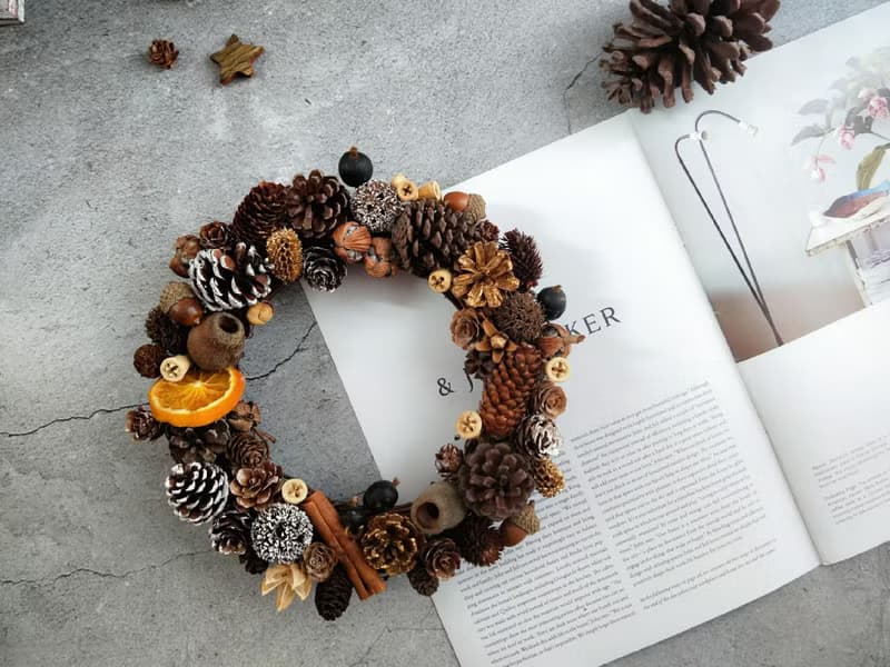 果實花圈-交換禮物 乾燥果實畢業