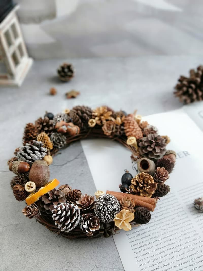 果實花圈-交換禮物 乾燥果實畢業