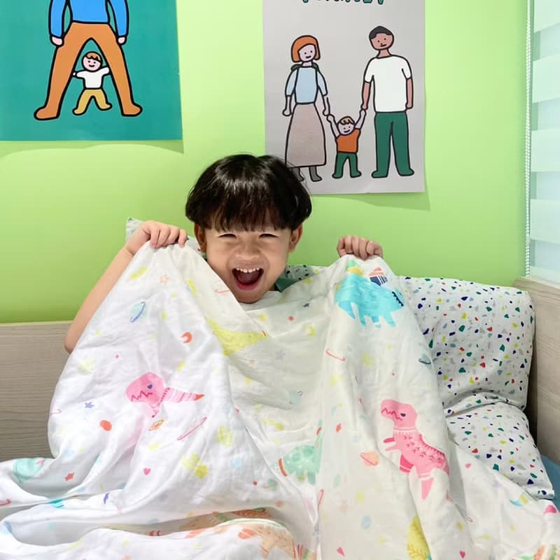 兒童涼被 小恐龍 兒童寢具 幼兒園 午休被 天絲 涼被