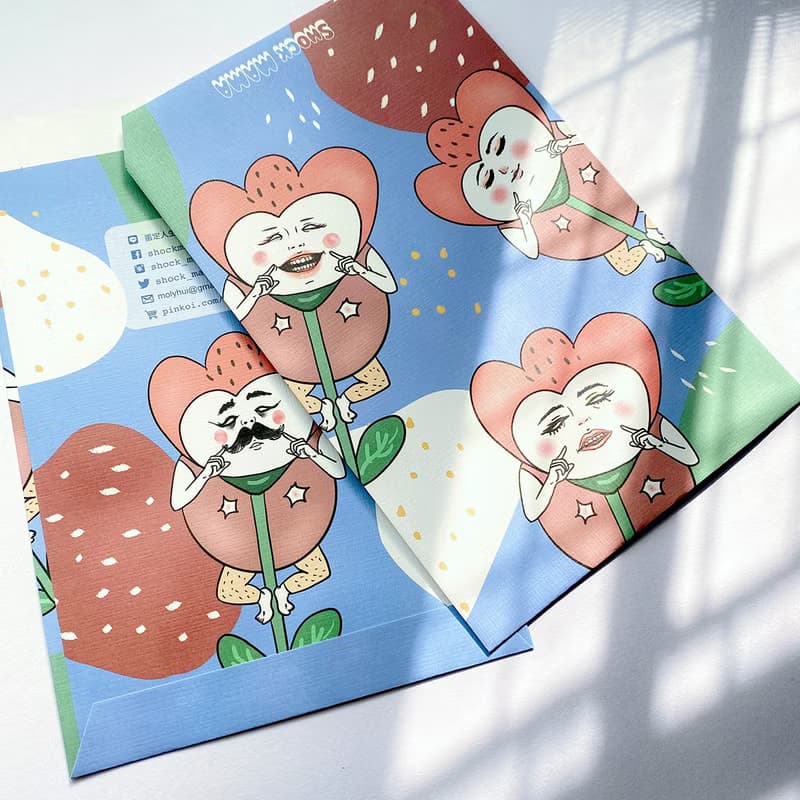 花轟了 / 中包裝袋 紙袋 信封 5入