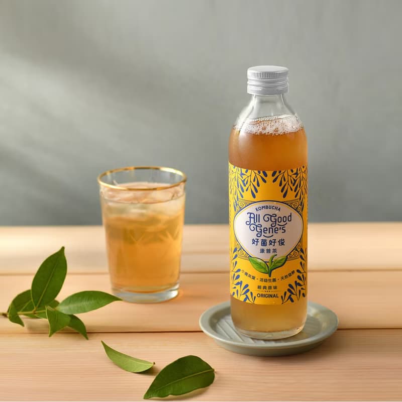 世界康普茶大賽銀獎-All Good Gene's 經典原味康普茶12瓶/ 300ml