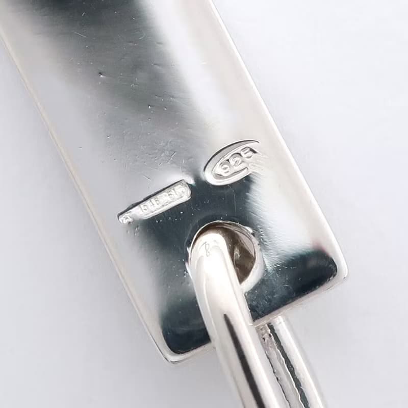 【日本直送】グッチ GUCCI ロゴプレート ブレスレット シルバー925 約19.8g ユニセックス【中古】