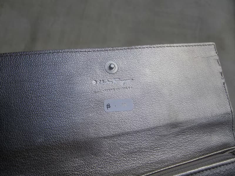 【老時光 OLD-TIME】早期二手義大利製Salvatore Ferragamo長皮夾