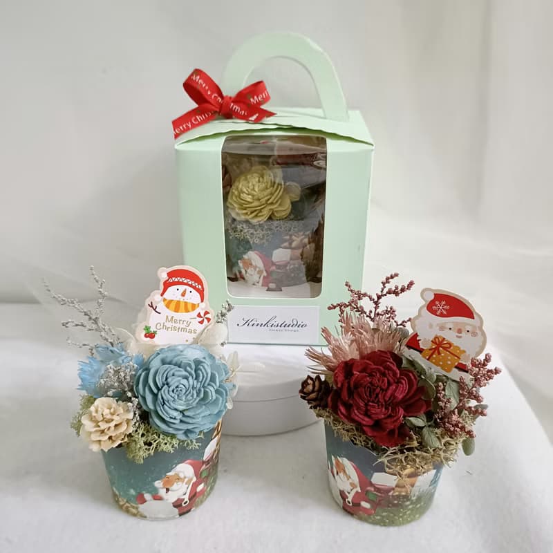 馬年開運春年節花禮盒 索拉擴香蛋糕花美拉德 春聯紅包開幕生日