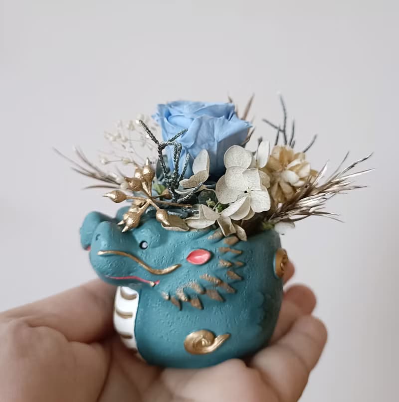 馬年開運春年節花禮盒 索拉擴香蛋糕花美拉德 春聯紅包開幕生日