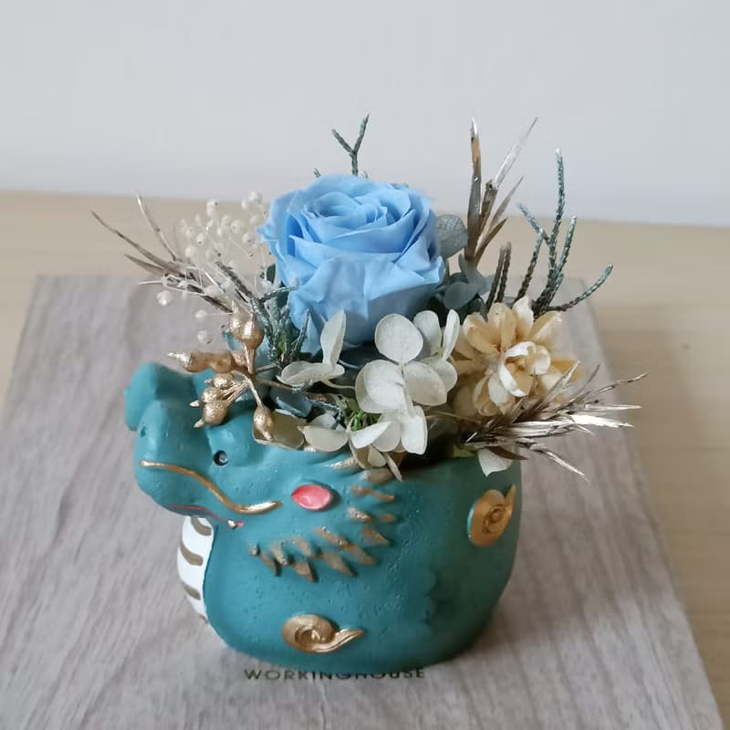 馬年開運春年節花禮盒 索拉擴香蛋糕花美拉德 春聯紅包開幕生日