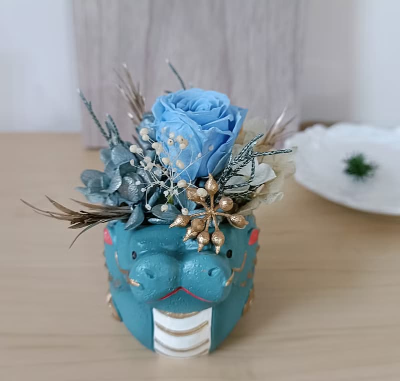 馬年開運春年節花禮盒 索拉擴香蛋糕花美拉德 春聯紅包開幕生日