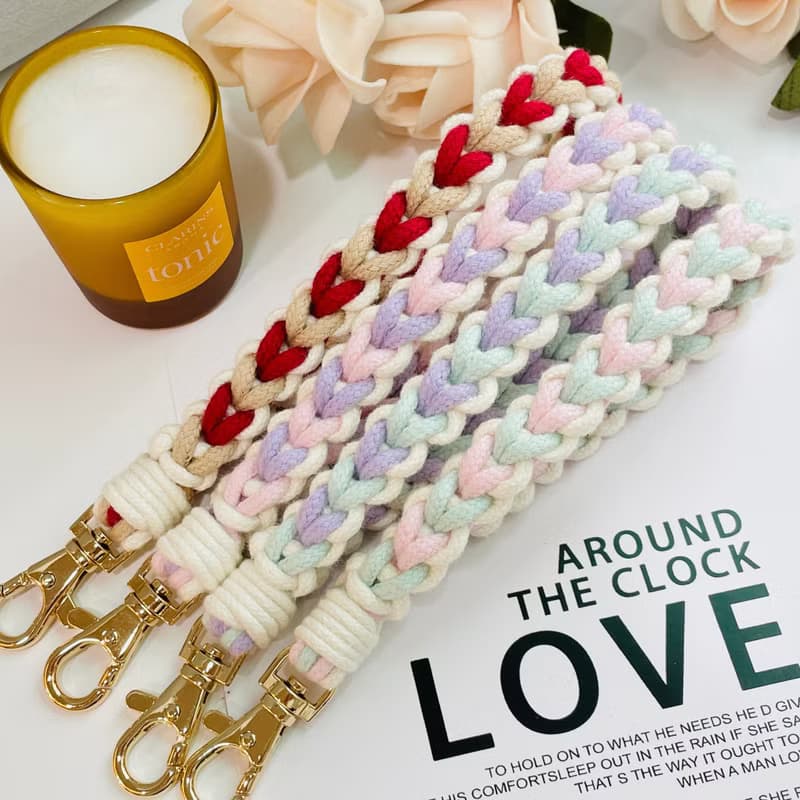 母親節禮物 交換禮物 手工編織 手機繩 手機掛繩 Phone Strap /客