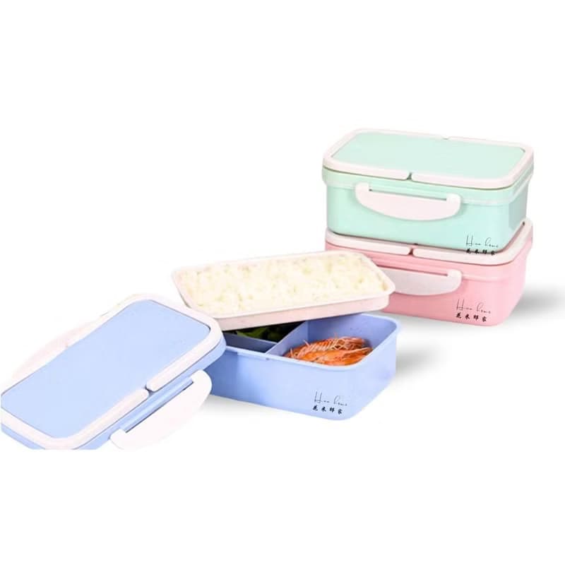 【花米邸家】淡雅手提餐盒 餐具便當盒 防燙便當盒 禮品設計