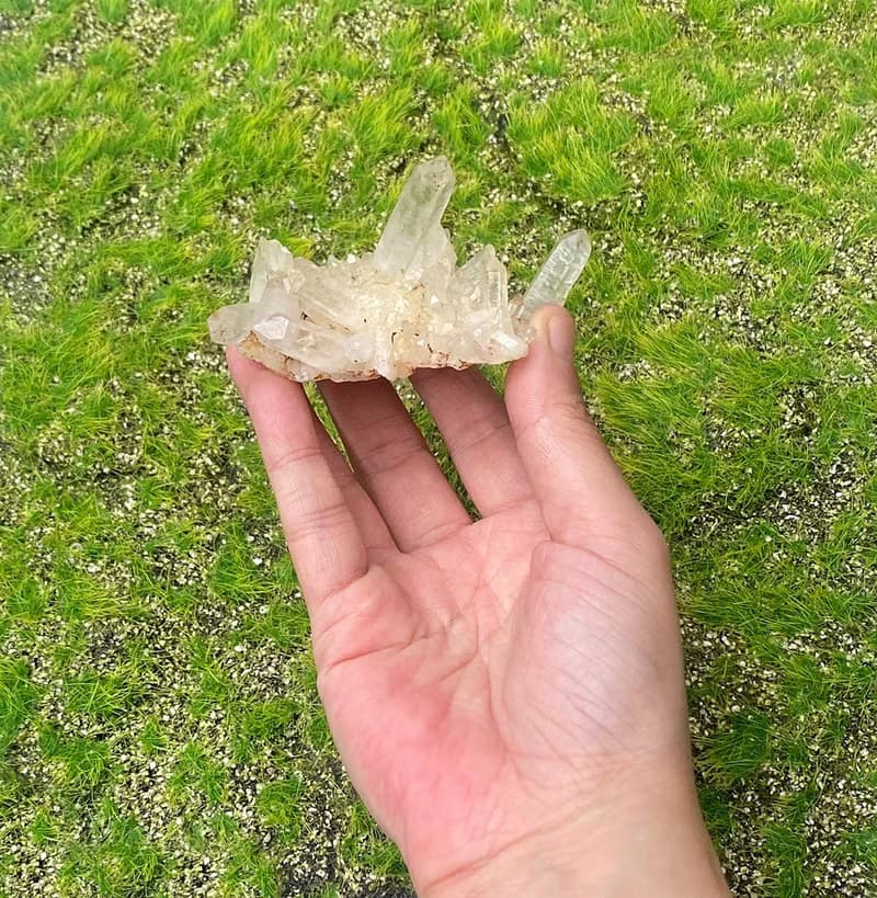 天然原礦能量白水晶簇 療癒 開運 消磁手鍊 快速出貨 入厝禮物